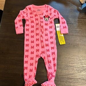 Disney Baby Minnie Girl zipper Onesie